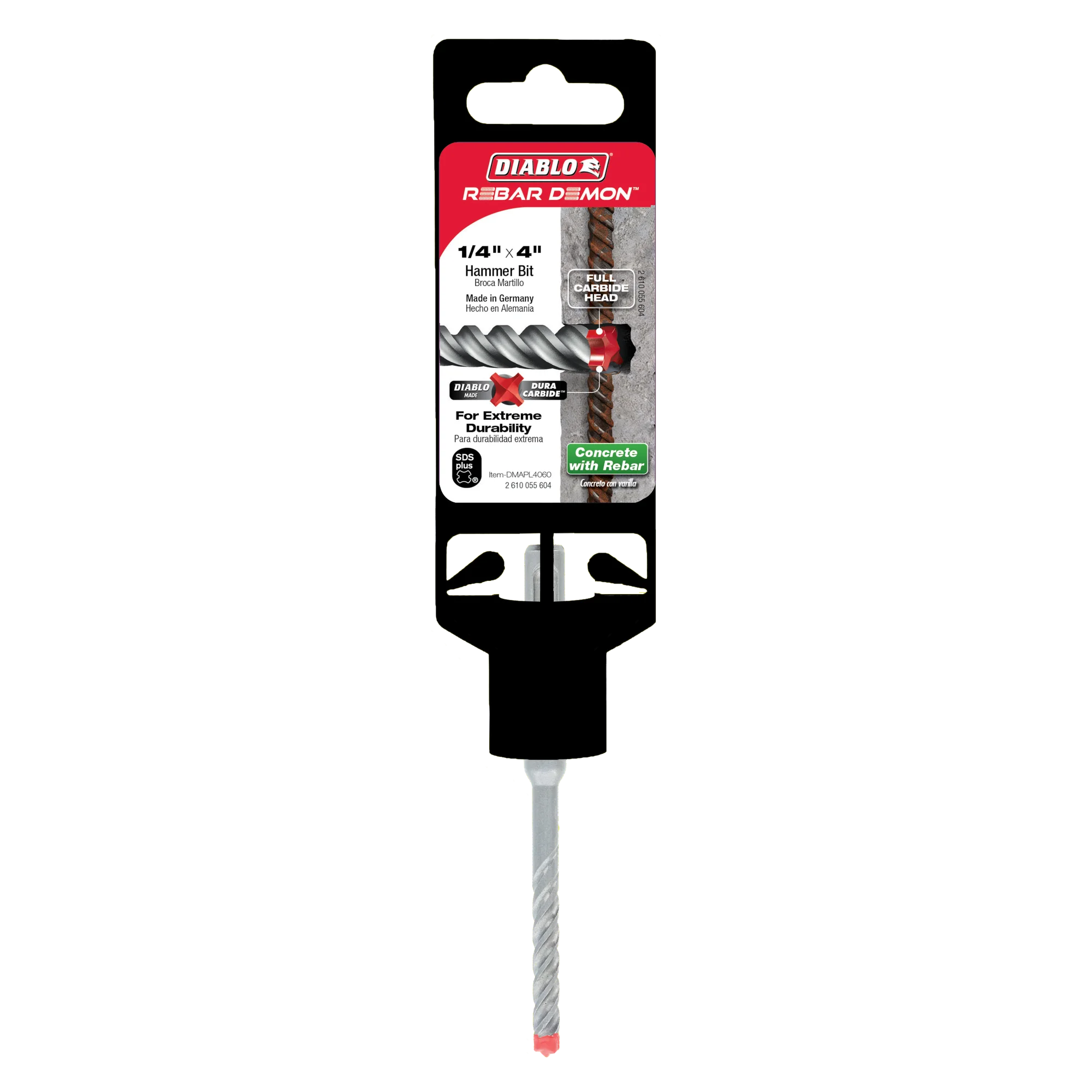 DIABLO DMAPL4060 1/4"X2"X4" SDS PLUS